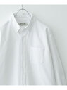 【SALE/30%OFF】抗菌オックスボタンダウン長袖シャツ Sonny Label サニーレーベル トップス シャツ・ブラウス ネイビー グレー ホワイト ブ...