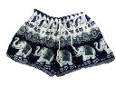 5のつく日はポイント10倍!!★アジアン ショートパンツ★NO.16★エスニックなデザインオシャレなシルエットで海 プール リゾートウエストゴム レディースフリーサイズ 送料無料♪軽量 速乾 水着リゾートや部屋着にも