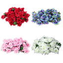 造花 バラ 花のみ 5センチ 100個 レッド ホワイト ピンク ブルー