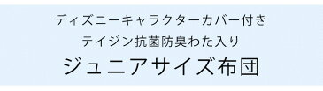 ディズニーキャラクター カバー付き 敷き布団 ジュニア セミシングル ジュニア布団 ジュニアふとん 子供用布団 トイストーリー ディズニープリンセス モンスターズユニバーシティ ちいさなプリンセス ソフィア 帝人 テイジン マイティトップ