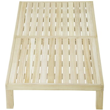Homecoming 桐のすのこベッド セミダブル NB01M-KRN 桐無垢ベッドSD 120×200×30cm【送料無料】お客様組立品