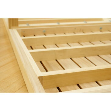 Homecoming 桐のすのこベッド セミダブル NB01M-KRN 桐無垢ベッドSD 120×200×30cm【送料無料】お客様組立品