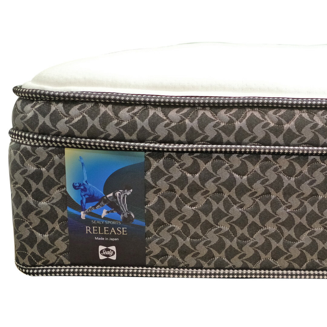 リリース マットレス シーリースポーツ Sealy ベッド ユーロトップ ポスチャーテック コイル ゾーニング ウレタン 柔らかめ 温度調節 日本製 送料無料 設置無料