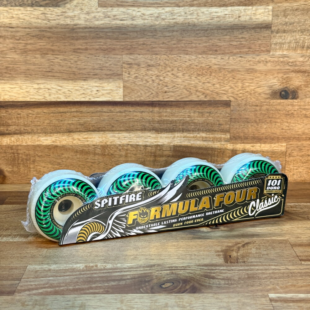 SPITFIRE スピットファイア Formula Four F4 101D Classic Green 52mm スケートボード ウィール