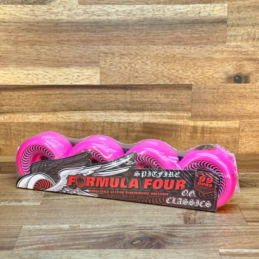 樂天商城 - SPITFIRE スピットファイア Formula Four F4 OG Classic Pink 53mm 99DURO スケートボード ウィール