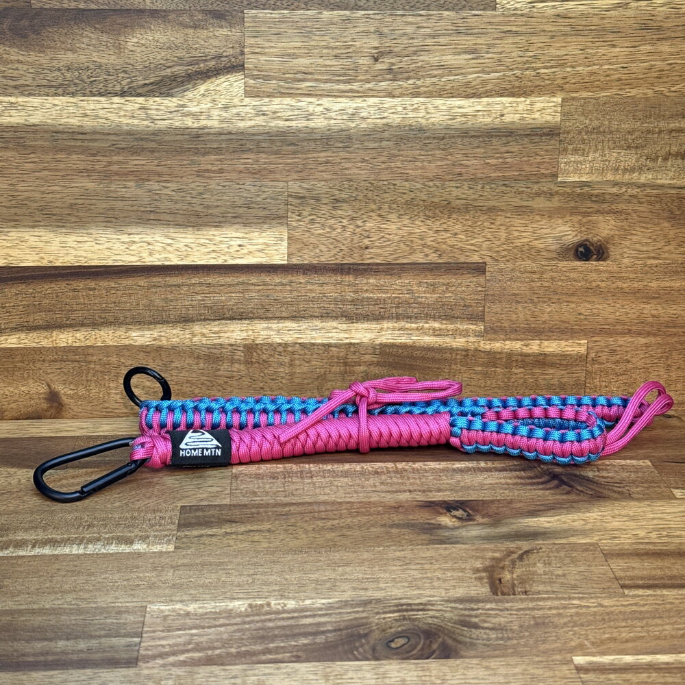 Rakuten - HOME MTN ホームマウンテン Paraleash-Long Fuxia/Turquoise スノーボード リーシュコード ロングリーシュ