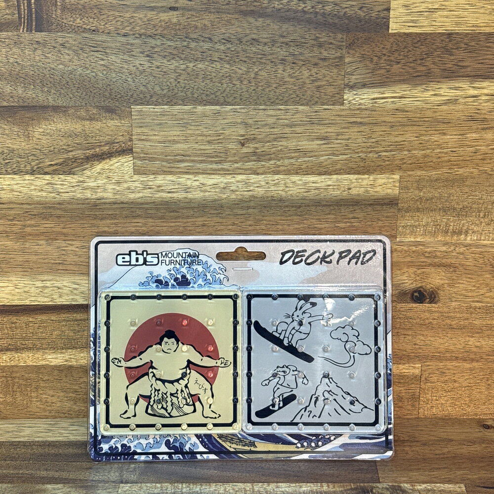 Rakuten - EBS エビス STOMP NIPPON 4500505 スノーボード デッキパッド 滑り止め TPU 2枚1組 グリップパッド