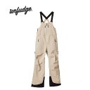 【10%OFF】24-25 UNFUDGE SMOKE BIB BEIGE アンファッジ スモークビブ スキー スノーボードウェア ビブパンツ メンズ レディー...