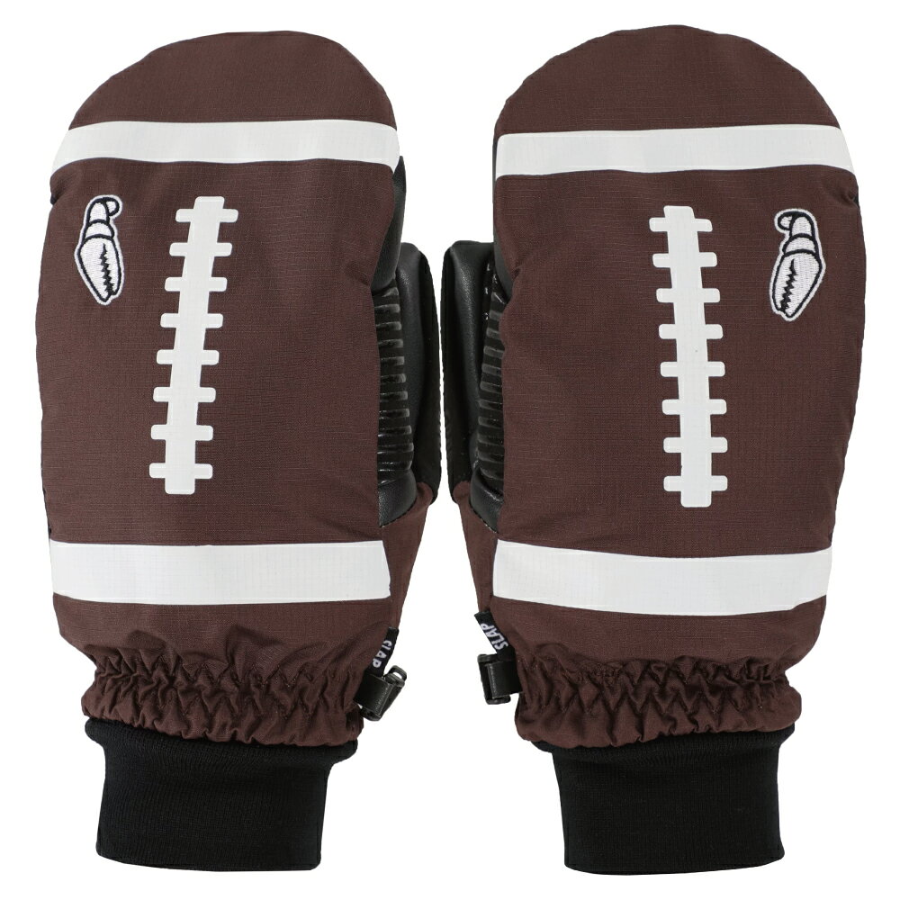 CRABGRAB クラブグラブ SLAP MITTEN スラップミトン スノーボード グローブ ミトン Football M/L スノーグローブ クランチグリップ マイクロフリース 伸縮カフの商品画像