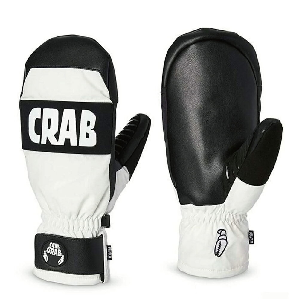 CRABGRAB クラブグラブ PUNCH MITTEN パンチミトン 25-26 M2407 スノーボード グローブ ミトン Off White Sサイズ Scott Stevens プロモデル 15000mm Hipora PFAS不使用 DWRの商品画像