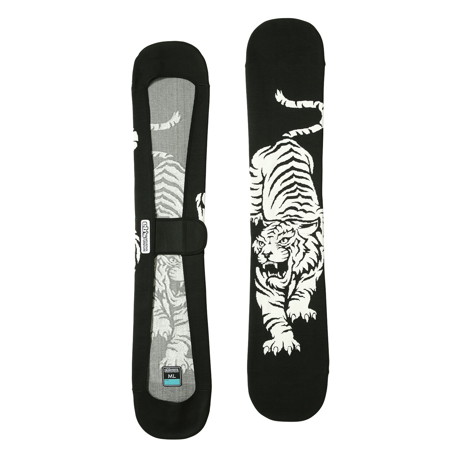 eb’s「KNIT COVER TIGER」は、トラを描いたTIGER柄を楽しめる、ジャストフィットタイプのニット製ボードカバーです。トラを描いたTIGER柄で移動時の見た目にもこだわり、車内や室内へ持ち込む際にエッジ周りを覆いたい方に向け、ボードを覆う実用性と、モデル固有の柄を選ぶ楽しさを両立します。 伸縮性のあるニット素材でボードへ沿わせやすく、出し入れを行いやすくなっています。通気性と吸水性に配慮した構成で、濡れたボードを扱いやすくなっています。ノーズとテールの内側を補強し、エッジが当たる部分の傷みを抑えやすくなっています。ワイズを調整できるウエストベルトを備え、素材はポリエステルです。トラを描いたTIGER柄を全面に取り入れたモデルです。 滑走後のボードを車へ積むときは、エッジやソールが車内やほかの荷物へ触れやすくなります。KNIT COVER TIGERはボードを包んで運び、駐車場から保管場所までの取り回しを整えたい場面に便利です。トラを描いたTIGER柄は、存在感のある動物モチーフでボードケースにも力強さを求める方に向きます。日帰りの移動や室内保管で、実用性と柄の好みを両立できます。 ご購入前に必ずご確認ください 当店の商品ページをご覧いただき、誠にありがとうございます。 安心してお買い物いただくため、ご注文前に下記内容を必ずご確認ください。 ■ 商品画像・カラー・仕様について 本商品は、商品画像・商品説明・メーカー資料・カタログ画像等に基づいて販売しております。 撮影環境やご使用のモニター設定により、実際の商品と色味・質感が異なって見える場合がございます。 また、メーカー都合により、掲載画像と実際にお届けする商品で、デザイン・カラー・仕様・ロゴ位置等が一部変更となる場合がございます。 これらはメーカー正規仕様の範囲内となり、使用に支障のないものについては不良品には該当いたしません。 ■ 在庫について 当店では、実店舗と通販在庫を共有しております。 在庫管理には十分注意しておりますが、ご購入のタイミングによっては売り切れとなる場合がございます。 万が一、在庫切れとなった場合は、代替商品のご提案、またはキャンセルのご連絡をさせていただきます。 ■ 海外ブランド製品について 海外ブランド製品は、製造工程や検品基準の違いにより、軽微な塗装ムラ・表面の点・微細な凹凸・小さな擦れ等が見られる場合がございます。 これらはメーカー基準内の仕様であり、通常使用に支障がないものについては不良品には該当いたしません。 ■ 価格について メーカー希望小売価格は、メーカーサイト・メーカー資料等に基づいて掲載しています。 ■ 展示品・アウトレット・特価商品について 当店では、メーカー希望小売価格より20％以上割引されている商品を「特価商品」として販売しております。 特価商品には、実店舗でのディスプレイ商品、旧モデル、型落ち商品、長期保管品、展示品等が含まれる場合がございます。 そのため、化粧箱や商品本体にキズ・擦れ・汚れ等が見られる場合がございます。 あらかじめ商品の特性をご理解いただいたうえでご注文ください。 ■ 加工作業について WAX加工やバインディング取付け作業を行う場合、作業工程上、専用バイスで商品を固定することがございます。 その際、商品表面に軽微なキズや跡が付く場合がございますが、使用に支障のないものについては不良品には該当いたしません。 ■ 返品・キャンセル・交換について ご注文確定後のキャンセル、内容変更、交換はお受けできません。 「イメージと違う」「サイズが合わない」「色味が思っていたものと違う」「デザインが異なるように感じる」「注文を間違えた」等、お客様都合による返品・交換はお受けしておりません。 商品不良・誤配送を除き、返品・交換はお受けできません。 特価商品、アウトレット商品、展示品、加工済み商品につきましても、お客様都合による返品・交換はお受けできません。 上記内容をご確認・ご了承のうえ、ご注文をお願いいたします。