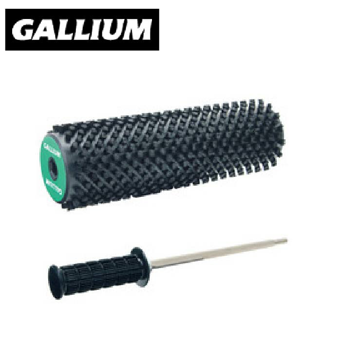 GALLIUM ロトブラシセット ハンドル ボアハード ナイロンハード ミックス スキー スノーボード用 ブラシ