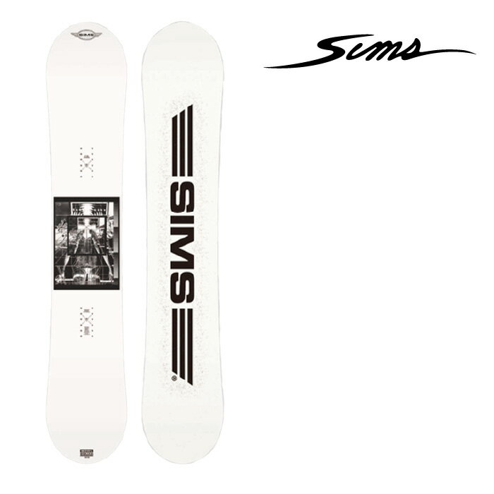 シムス スノーボード 板 23-24 SIMS BOWL SQUAD White Camber UNISEX ボウルスクワッド キャンバー ユニセックス 男性 女性 日本正規品