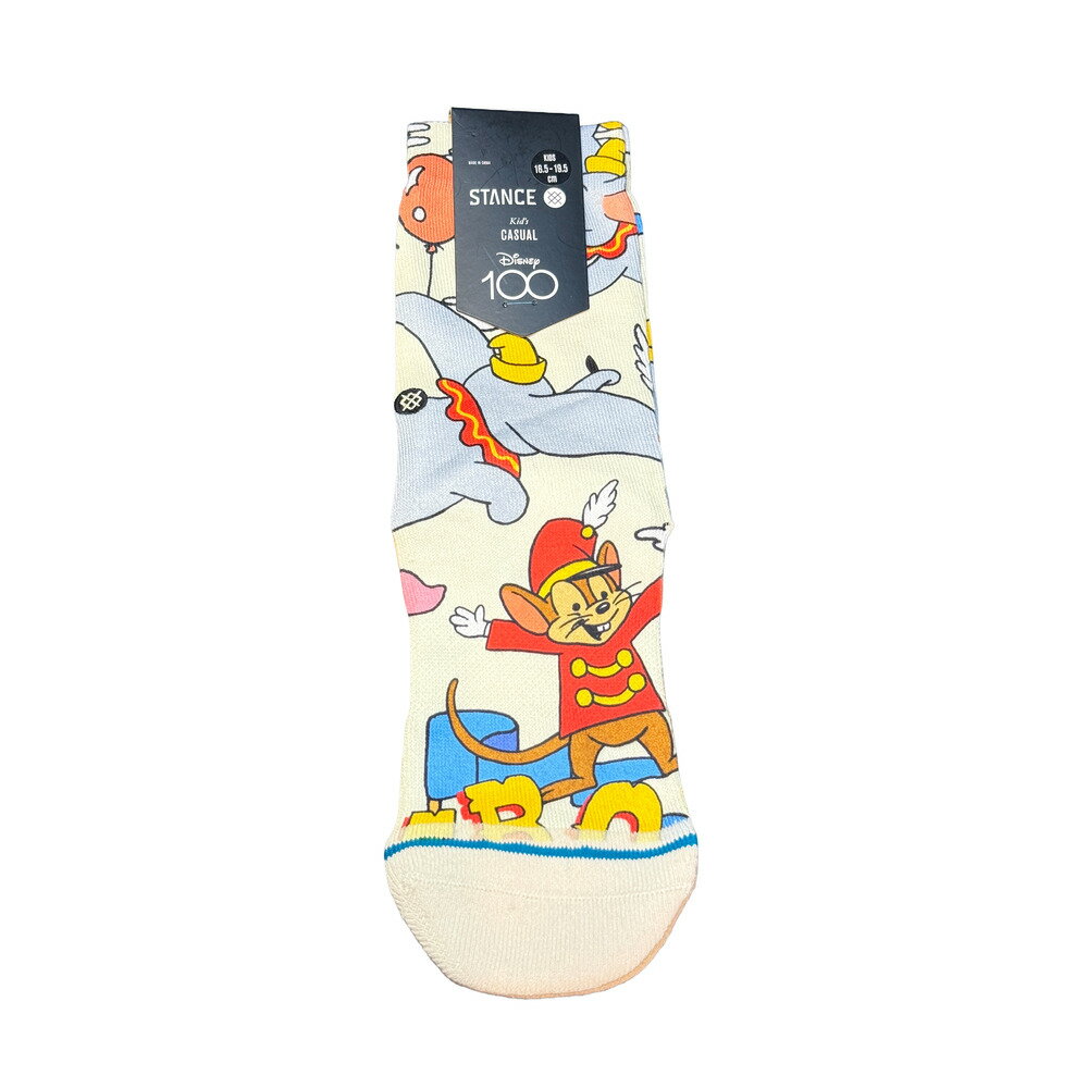 Rakuten - STANCE スタンス KIDS DUMBO BY TRAVIS K555B23KID キッズ ソックス 靴下 DISNEY ディズニー ダンボ Travis Millard コラボ Off White YM 16.5-19.5cm クルー