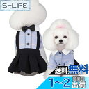 LIANFOR ペット かわいい犬服 春夏服 Tシャツドレス かわいい犬服 小型犬 ミディアムドッ パーティー外出ペット服 ペットの犬の学生服(ドレス,1bk ...