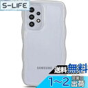 QLTYPRI Galaxy A53 5G ケース クリア TPU カバー ウェーブ おしゃれ 韓国 可愛い 透明 薄型 軽量 耐衝撃 滑り止め (SC-53C / SCG15) スマホケース ワイヤレス充電対応 ストラップホール付き ギャラクシーA53 ケース 6.5インチ 対応 - クリア