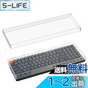 Geekria キーボード ダストカバー 透明アクリル キーパッドカバー Keychron K4、RK Royal KLUDGE RK100、Nuphy Air96 V2、LOFREE Flow ロープロファイル メカニカルキーボード 100 キーに対応