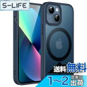 JEDirect iPhone 13 mini 5.4インチ用 マグネット ケース MagSafeに対応 半透明のマット背面 薄型 耐衝撃 カバー (ストームブ...