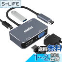 USB C ハブ,atolla USB Type C HDMI 変換アダプター 「4K@30Hz HDMI+1080P VGA+USB3.0 5Gbps+60W出力 TYPE-C Power Delivery」USB-C to HDMI タイプc 変換アダプターMacBook Pro2018/2019 iPad Pro 2018/2020 ChromeBook SAMSUNG GALAXY S20 Surface Go対応(2)