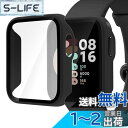 Miimall 一体感ケースXiaomi Mi Watch Lite/Redmi Watch Lite 専用 Mi Watch Lite ケース 保護ケース キズ防止 防塵 軽量 硬度9H PC素材 液晶全面保護 強化ガラス(ブラック)