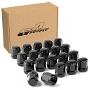 GAsupply 『ホンダ』純正タイプ 車用ホイールナット M12 x P1.5 球面座 19HEX 長さ25mm スチール製 ショート ラグナット 20個セッ...