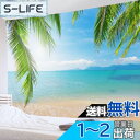 【送料無料】LB ビーチ風景タペストリー 青空 海と椰子の木 自然 インテリア ファブリック装飾品 おしゃれ 多機能壁掛け モダン 写真 部屋 窓カーテン 店 ...