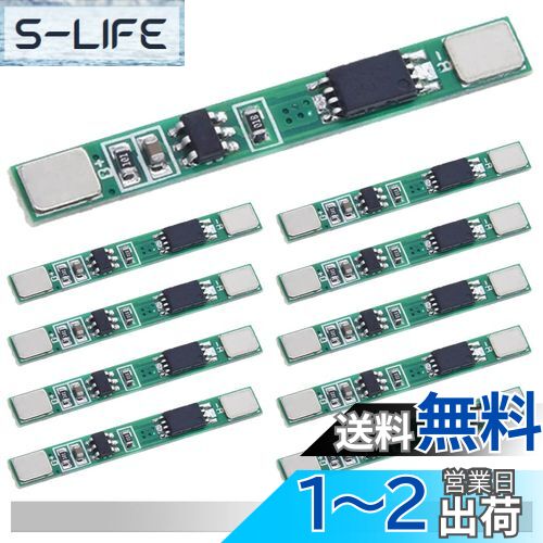 DAOKAI 10  1S 3.7V 3A ݸ BMS PCB ݸ 18650 ˥å륹ȥåդ।...