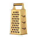 Buyer Star チーズグレーター チーズおろし 4面 おろし器 ステンレス 握りやすい チーズ 野菜 大根 おろし金 食洗機使用可 3色選択可能 ゴールド