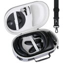 【Aenllosi 専用収納ケース】互換品 Meta Quest 3/Quest Pro VRヘッドセット スーツケース 傷や衝撃に強い アッシュホワイト(ケー...
