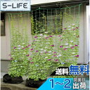 【送料無料】【緑のカーテンを作ろう】つる栽培ネット つるもの ネット 野菜誘引 10cm角目 1.8m*2.7m 四隅取付ロープ付 ゴーヤ ヘチマ 朝顔 カーテ...