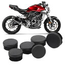 【送料無料】6 個のオートバイフレーム穴キャップホンダ CB125R CB150R CB250R CB300R 2018-2022 用、防塵防水オートバイフレーム穴プラグ装飾、使いやすい