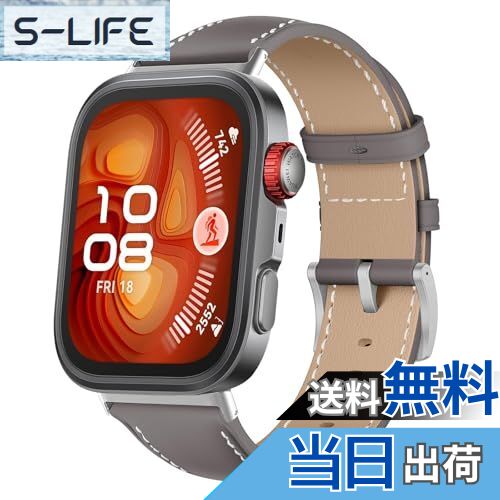 【送料無料】[LanQii] レザーバンド 用の HuaWei Watch Fit 4 PRO / 4 / 3 対応 バンド PUレザー素材 ベルト ソフト 柔軟性 ビジネス風 交換ベルト レディース&メンズ 革製ストラップ