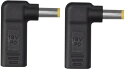 【送料無料】LeTradeJP ACアダプター 変換アダプター 2個セット C入力 DC 5.5x2.5mm 変換プラグ C変換プラグ PD 充電 90° 変換 高速データ転送 高耐久パワー出力 19V ノートパソコン/PD電源アダプタ/PD誘導機能電源の使用に適しています