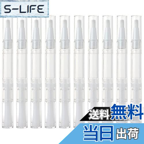 【送料無料】サムコス ツイストペン 10本セット 詰め替え容器 使い捨て 漏れ防止 化粧品小分け 回旋式液出し 旅行小物 マニキュア リキッドファンデーション ...