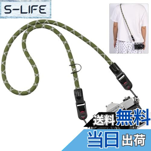 【送料無料】[Yullmu] カメラストラップ カメラネックストラップ アンカー設計 三角リング付き 3層構造..