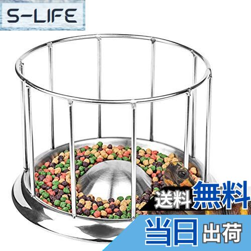 【送料無料】TARATI 亀 給餌ボウル 亀 かめのえさペットボウル ステンレス 食器爬虫類用給餌用具 円型ケージ 餌入れ 水入れ 多機能 ヘビ トカゲ ヤモリ 陸亀 半水亀 食糧 ディスペンサー 科学的摂食