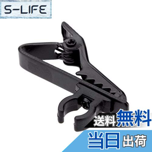 【送料無料】XSAJU マイククリップ マイクホルダー タイピン型 ピンマイク用 C字型ホルダー し ...