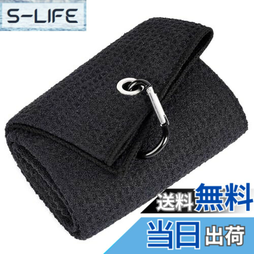 【送料無料】ゴルフクラブブラシ ゴルフタオル マイクロファイバー カラビナ付き ゴルフ用清潔具 ボー ...