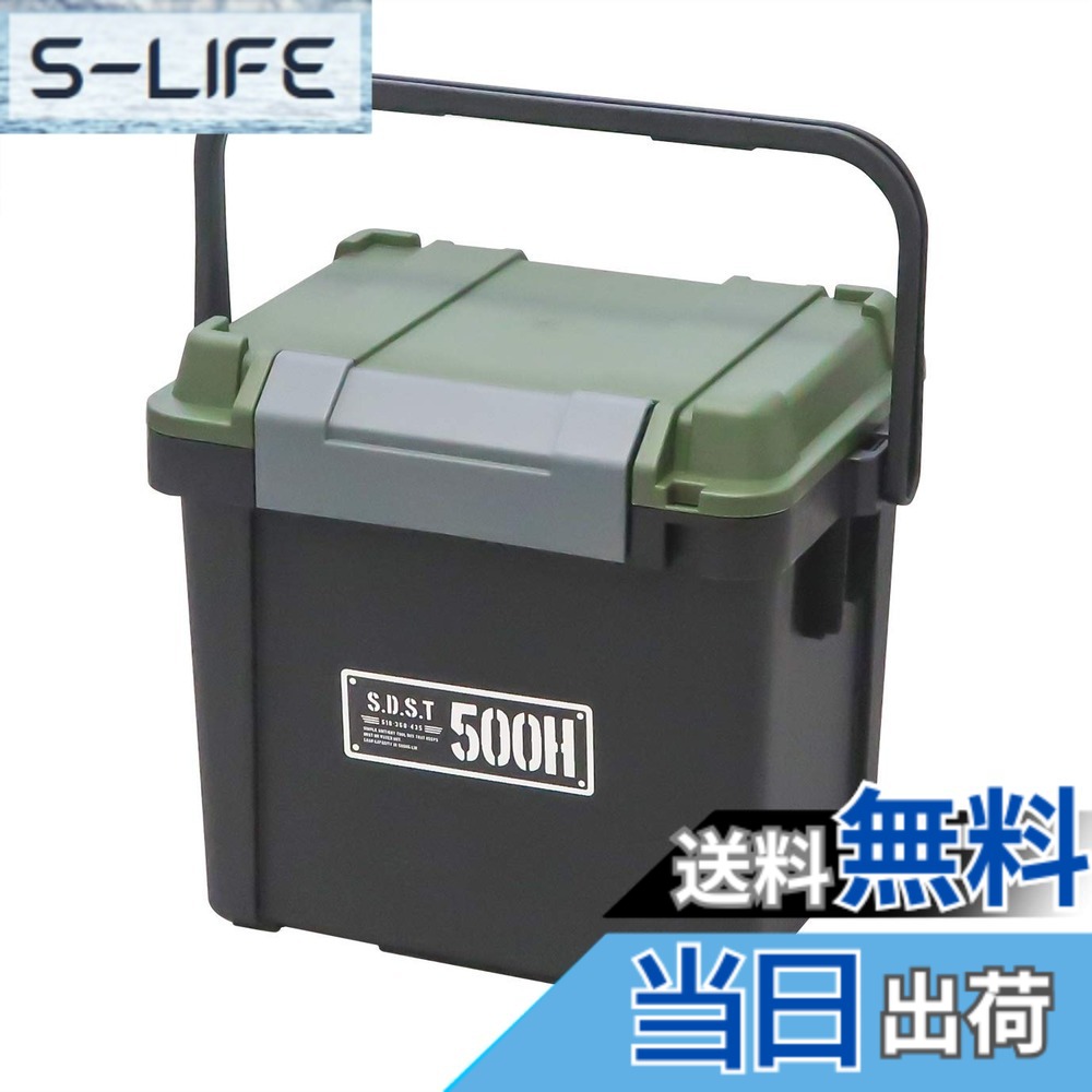 商品情報商品の説明●蓋裏側のフレーム部にパッキンが付いているので、水やホコリが入りにくくなっています。●耐荷重は500kgfで、抜群の強度があり、踏み台や椅子としても使用できます。●便利なハーフ型トレーには、仕切り板が2枚付いています。●積み重ねは、3段まで可能です。●メーカー製品「パーツストッカーPS-400/PS-400F」や#13、#25サイズのコンテナボックスを積み重ねできます。●ロングタイプのスプレー缶など、高さのある物の収納に。主な仕様 製造国:日本商品サイズ(約):W51.8xD36xH43.5cm ハンドル直立時(約):W51.8xD36xH58cmbr内寸(約):W37xD25xH36.5cm トレー使用時(約):W37xD25xH29.8cmbr商品重量:3.1kg　耐荷重:500kgf(天面に対し)ロングタイプのスプレー缶など高さのある収納に便利な深型タイプの簡易密閉工具箱