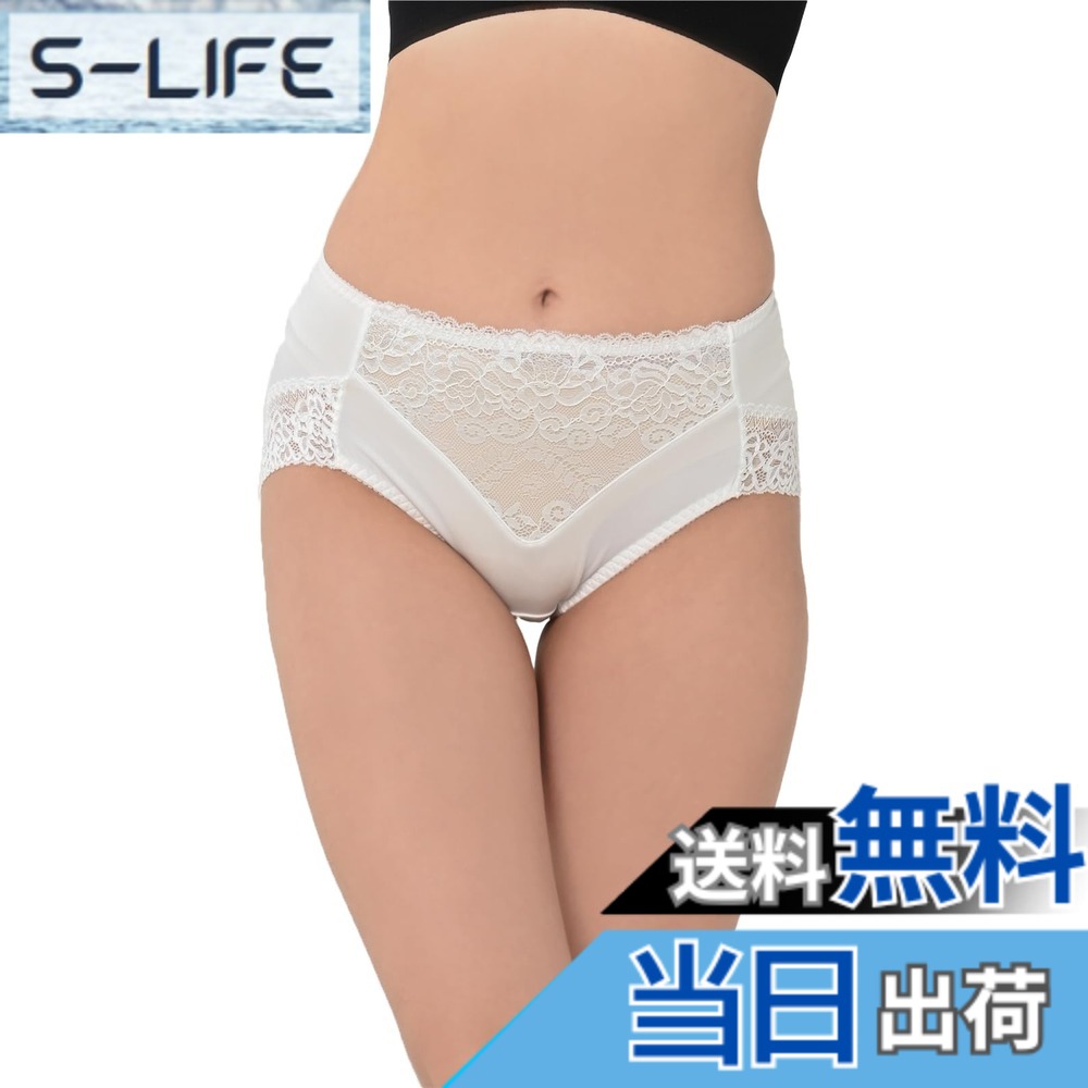 商品情報商品の説明主な仕様 なめらかにヒップに馴染む快適レースショーツ。お腹が優しく包まれて安心感のあるハイウエスト仕様。ストレッチ素材で動きやすく優しい穿き心地をお求めの方におすすめです。レース付きショーツ パンティー 伸縮 女性用 婦人用 黒 白 赤 灰色 肌色 緑 桃色 春 夏 秋 冬 L LL 3L 4L ec-all-in0096brヒップにぴったりとフィットする快適なレースショーツ。ストレッチ性のあるデザインで、ラグジュアリーで上品な印象を与えます。締め付け感が苦手な方にもおすすめで、お腹周りやヒップを優しくサポート。伸縮性の高い素材がしなやかに体に馴染み、快適な着心地を提供します。【ポイント】伸縮性のあるレース素材が、お腹周りを優しく包み込み、程よいフィット感を実現。ボトムスにラインが響きにくい、付け根部分のレースデザインで、見た目もスッキリ。締め付け感がなく、優しい穿き心地を求める方にぴったりの一枚です。通気性と伸縮性に優れ、滑らかな肌触りのやわらか素材で快適な着用感が続きます。【スタッフ着用コメント】身長：156cm／普段のサイズ：LL　さらさらとした滑らかな肌ざわりの生地でお腹周りを包んでくれます。生地の厚みも、厚すぎず薄すぎず春・夏・秋・冬とオールシーズン着用できます。伸縮性のある素材で、さらりとした快適ショーツ。優しく包まれる安心感あるハイウエスト仕様、上品なレースでヒップをサポート。通気性のある綿のクロッチ。立ったり座ったりの動作にも見事にフィットしストレスフリーな穿き心地を実現してくれます。レース部分も伸縮するのも高ポイント!■カラー ホワイト、レッド、グレー 、ブラック、ピンク、ベージュ、ライトグリーン ■素材 本体：ポリエステル88%、ポリウレタン12% クロッチ：綿100% ■生産国 中国 ■備考 伸縮性/よく伸びる 透け感/レース部分透ける 厚み/薄め 裏地/一部あり 硬さ/やわらかめ モデル着用/Lサイズ