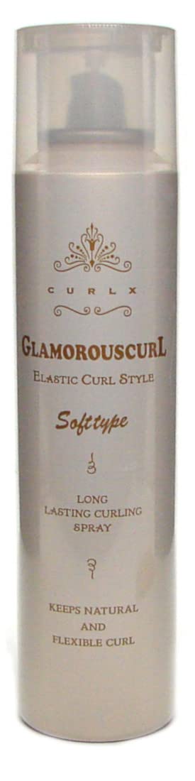 【送料無料】ナカノ　カールエックス グラマラスカール スプレー ソフトタイプ　180g サイズ：180g