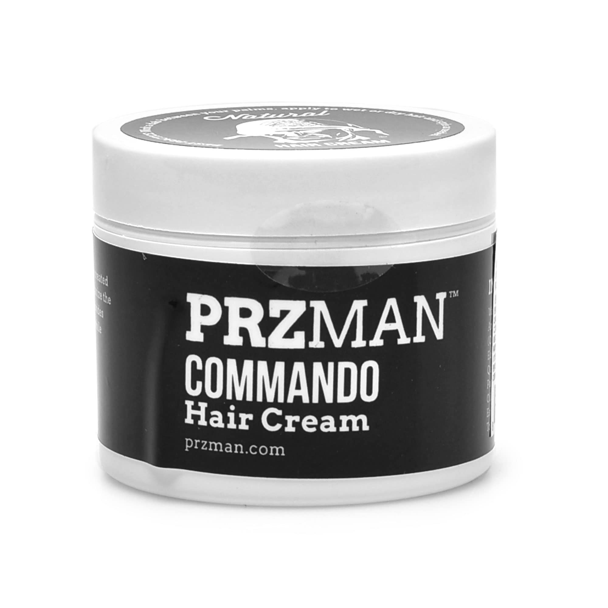 【送料無料】PRZMAN プラズマン COMMANDO HAIR CREAM(ヘアクリーム) 60ml 72113009 色：ホワイト、サイズ：60ml