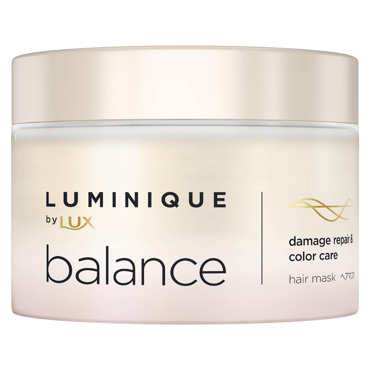 【送料無料】LUX(ラックス)ルミニーク バランス ダメージリペア&カラーケア トリートメント(ヘアマスク) ヘアマスク 185g 色：ピンク