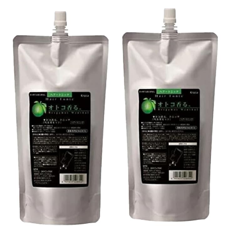 【送料無料】【2個セット】 クラシエ オトコ香る トニック ベルガモット 500ml 詰め替え＋ オリジナル..