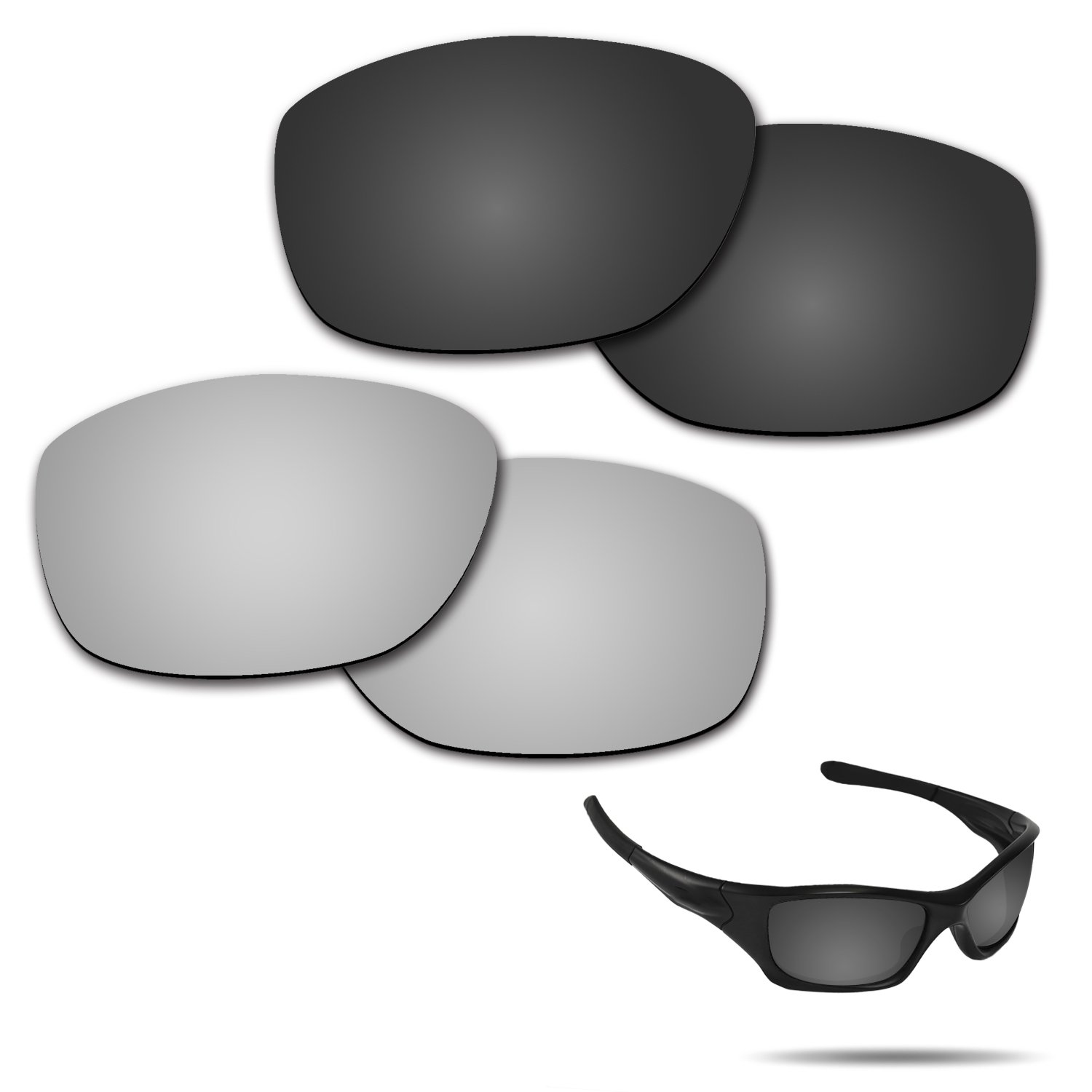 【送料無料】【2 pairs packed】 剥がれ防止 Oakley...(4)