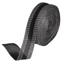 【送料無料】YJRUNFU 裾上げテープ 裾上げテープ アイロン 強力 アイロン接着テープ 幅25mm×長さ10m 裁縫 サイズ調整 裁縫ボンド 接着剤 ズボン裾直しテープ アイロン接着 水洗い可能 カーテン 布 裁縫上手 (ブラック)