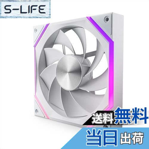 【送料無料】AsiaHorse NyotaMega ARGB PC ファン 140MM 1本 逆向(吸気) ケースファン [89.77 CFM] [18..