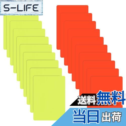 【送料無料】OLYCRAFT 10セット レフリーレッドカード 審判カード PVC 警告カード レッドカードとイエローカード レフリーペナルティカード レフェリ...