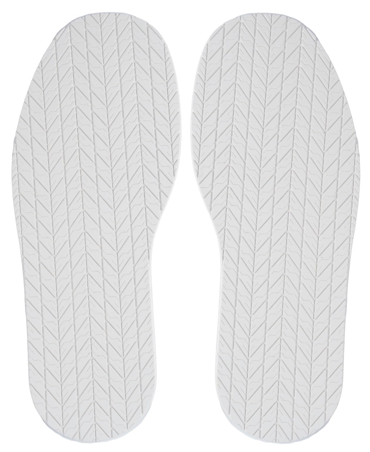 【送料無料】[GJTr] 靴底修理シート ゴムシートソール シューリペア 滑り止め 1ペア (タイヤ型 ホワイト)