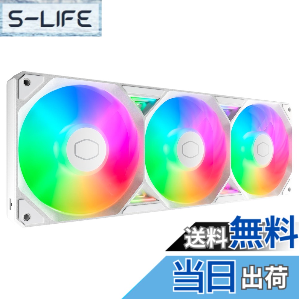 Cooler Master ケースファン MFX-B2DW-25TP2-R1 (SickleFlow Edge 360 ARGB White Edition)